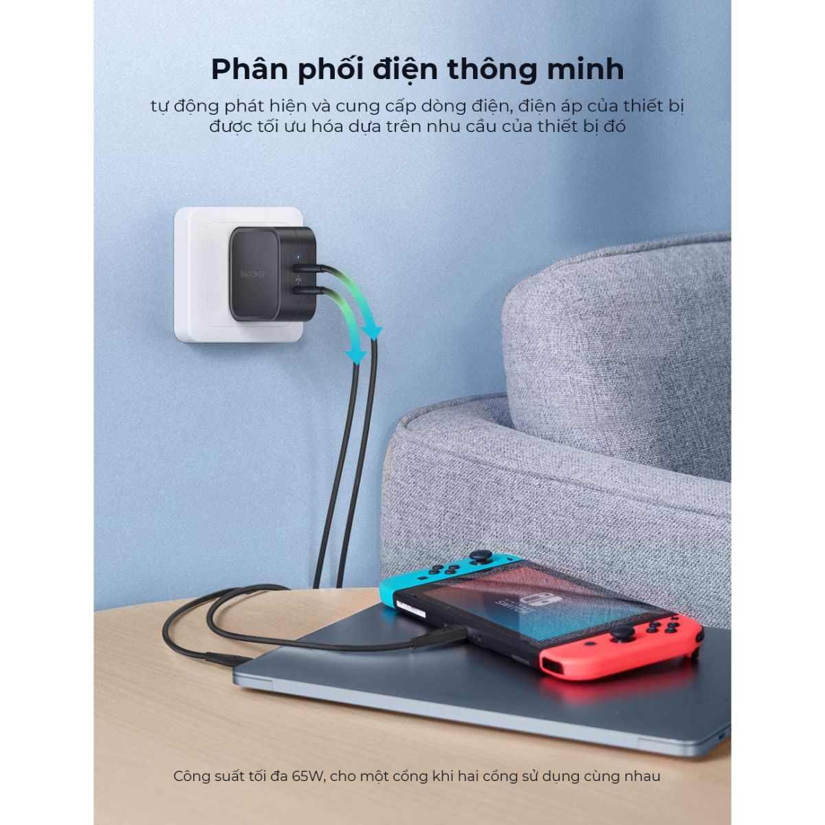 cu-sac-ravpower-RP-PC128-sac-thong-minh